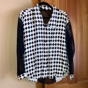 1980s button up shirt